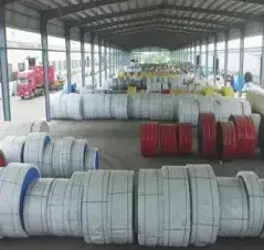 Conveyor belt warehouse