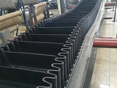 Bandas Transportadoras con Bordes Ondulados